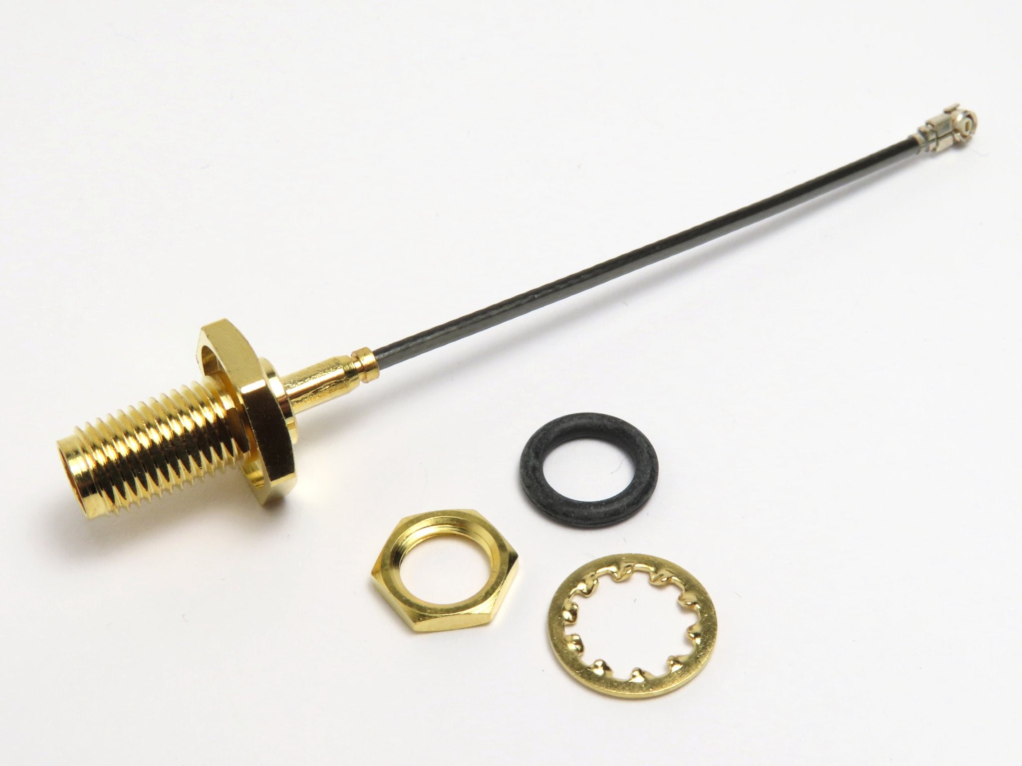 Adaptér anténní  6 cm U.FL-SMA(F) PANELOVÝ