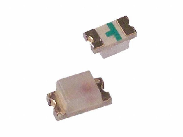 Dioda LED SMD R 1,6x0,8mm/25mA/1,9V/90mcd