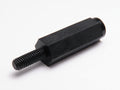 Sloupek distanční plastový 18mm/M3/vnitřní závit 1x/vnější závit 1