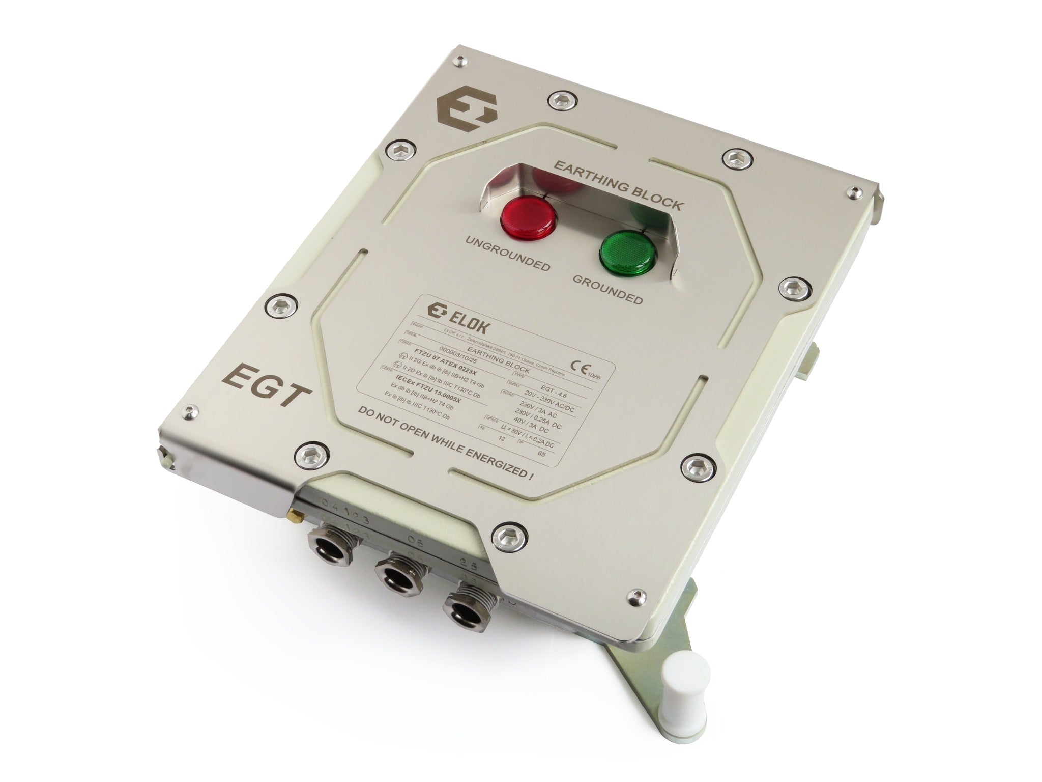 Elok nerezový uzemňovací tester