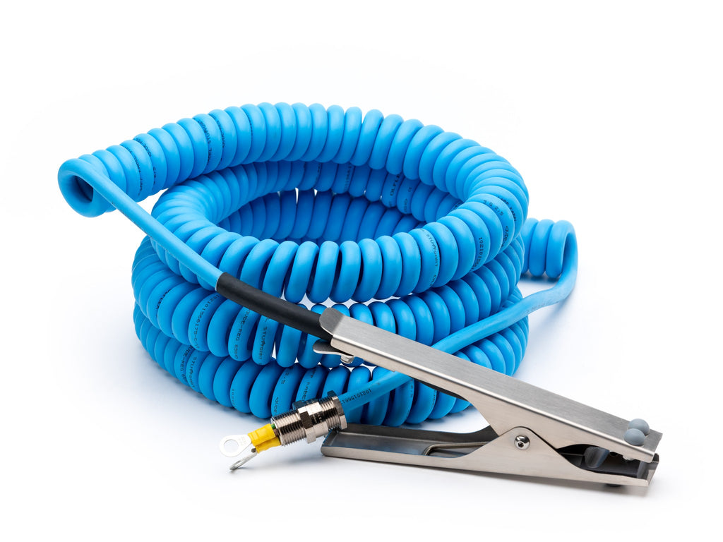 Uzemňovací kleště – kroucený kabel
