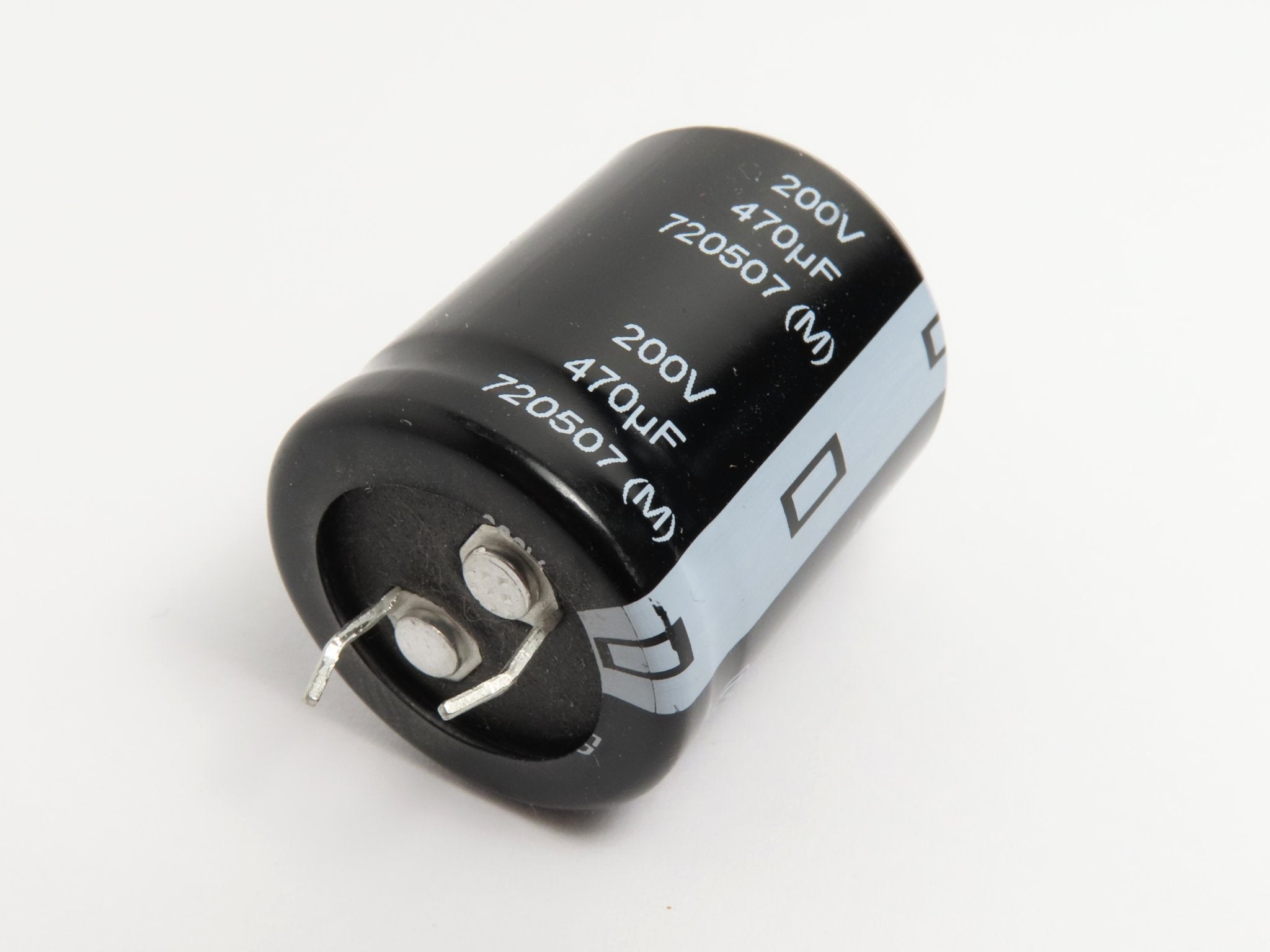 Kondenzátor elektrolytický  470UF/200V