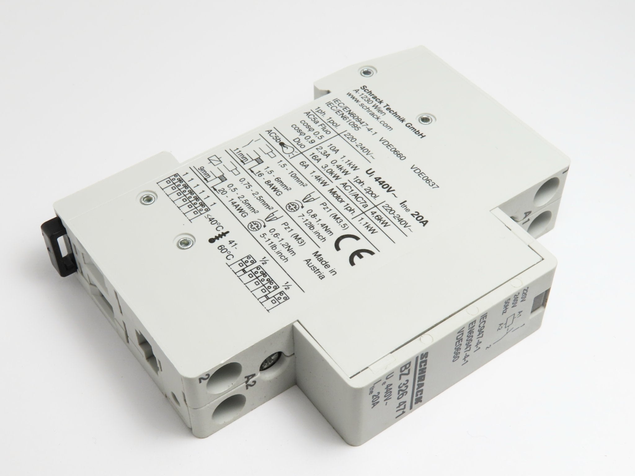 Stykač modulový 20A,230VAC, 1Z, 1TE BZ326471