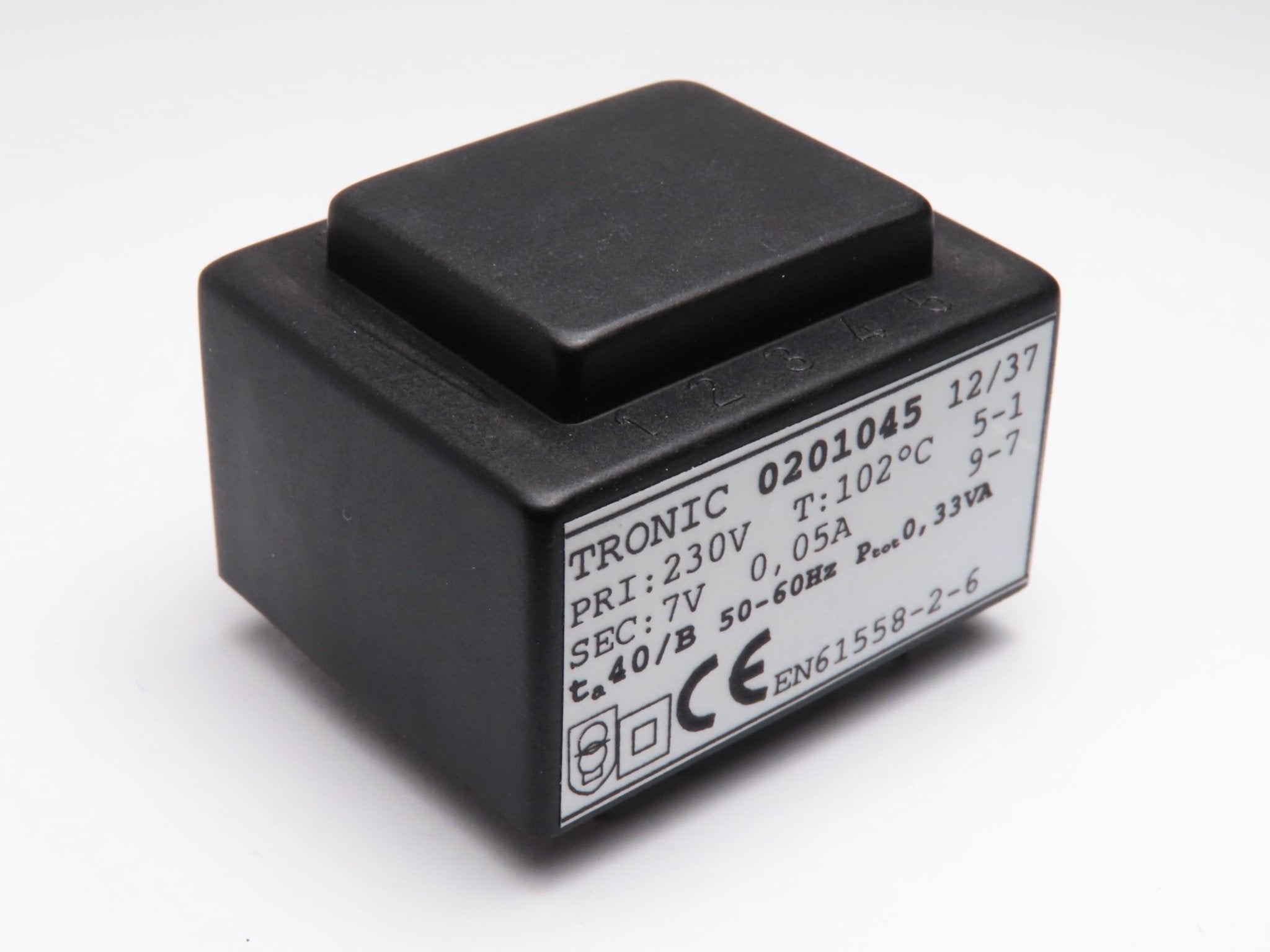 Transformátor 230V/7V 50mA